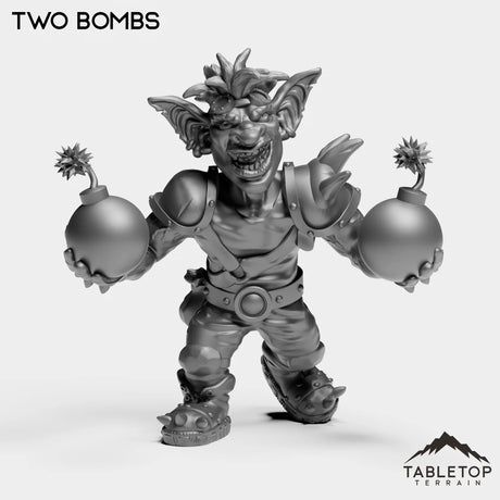 Tabletop Terrain Miniature Two Bombs Goblin Bomber