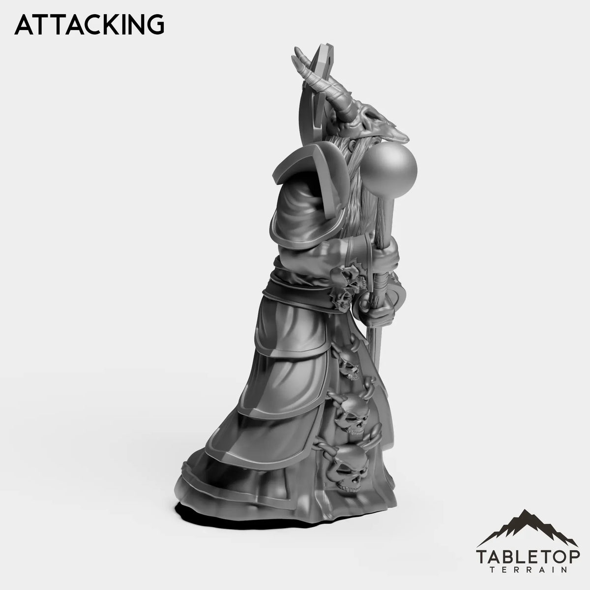 Tabletop Terrain Miniature Unclean Warlock
