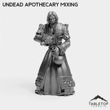 Tabletop Terrain Miniature Undead Apothecary Mixing Undead Apothecary