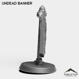 Tabletop Terrain Miniature Undead Banner