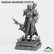 Tabletop Terrain Miniature Undead Banshee Statue