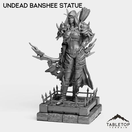 Tabletop Terrain Miniature Undead Banshee Statue