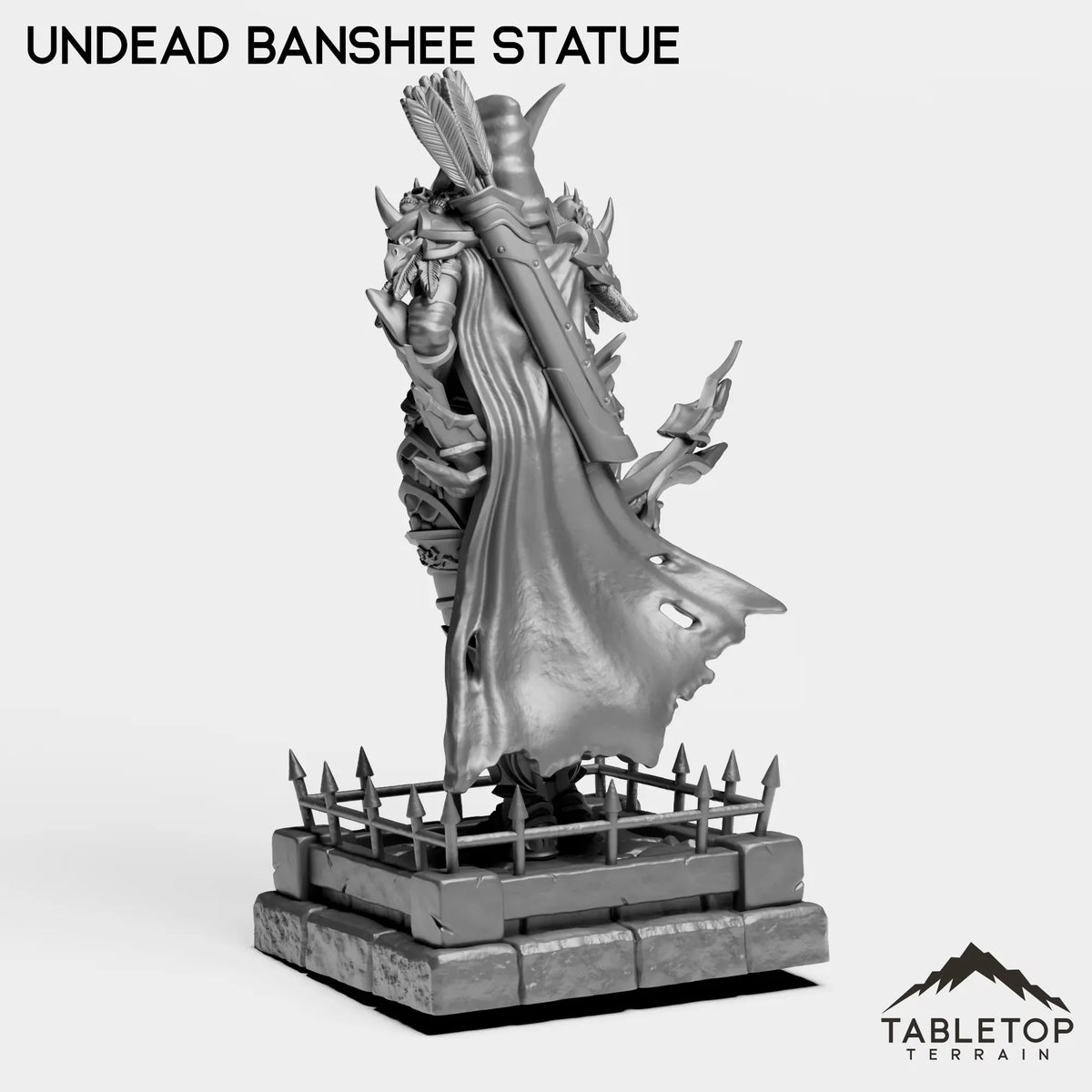 Tabletop Terrain Miniature Undead Banshee Statue