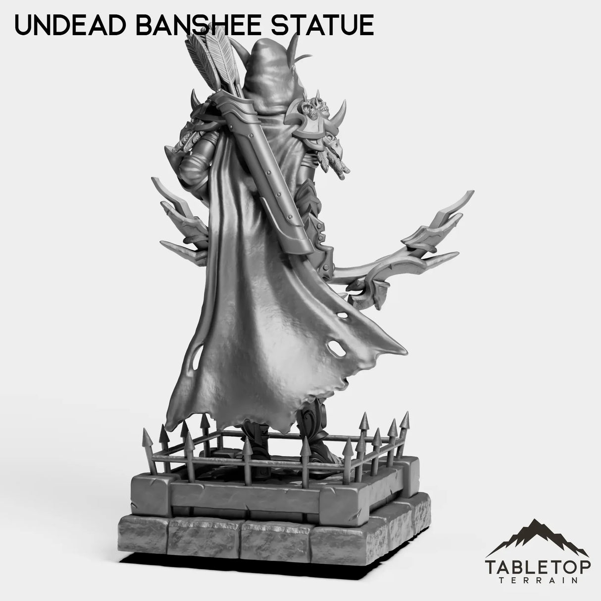 Tabletop Terrain Miniature Undead Banshee Statue