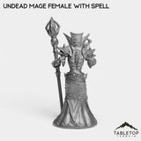Tabletop Terrain Miniature Undead Basic Mage Female