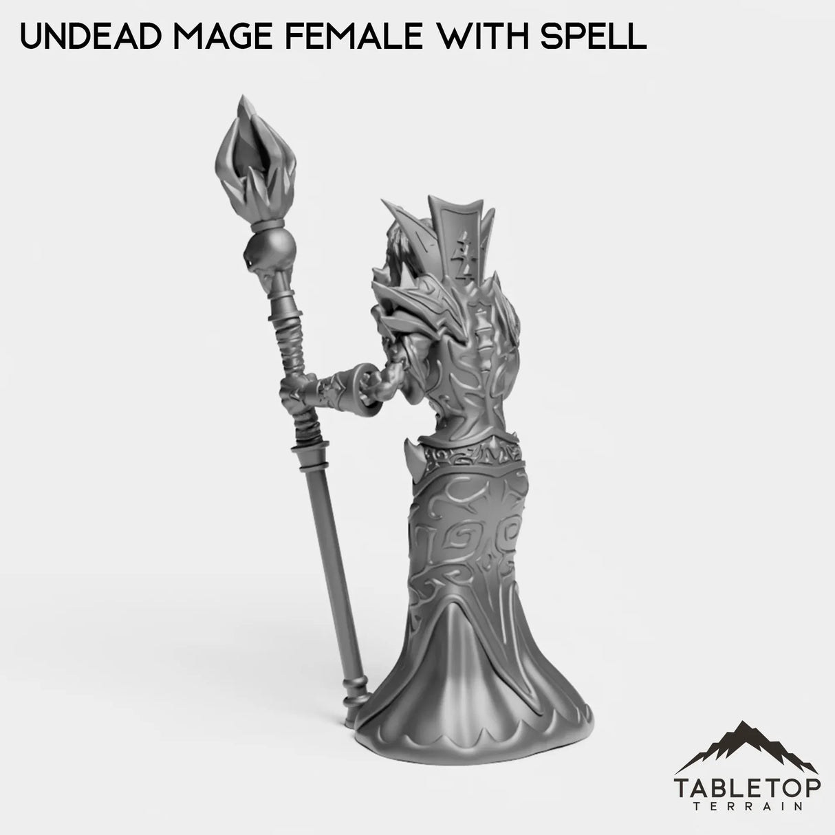 Tabletop Terrain Miniature Undead Basic Mage Female