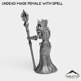 Tabletop Terrain Miniature Undead Basic Mage Female