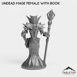 Tabletop Terrain Miniature Undead Basic Mage Female
