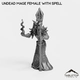 Tabletop Terrain Miniature Undead Basic Mage Female