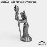 Tabletop Terrain Miniature Undead Basic Mage Female