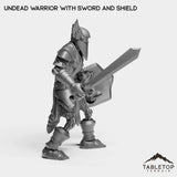 Tabletop Terrain Miniature Undead Basic Warrior