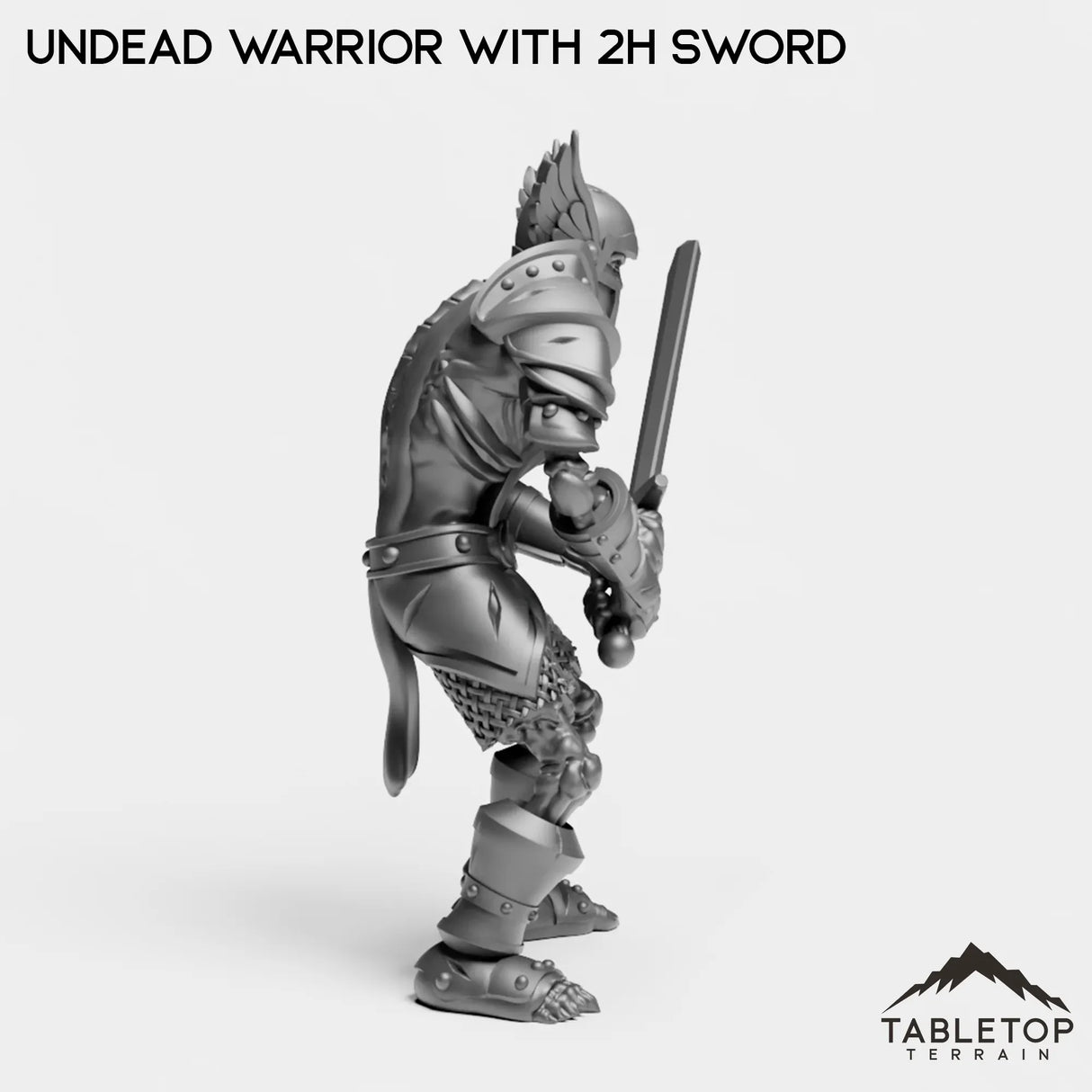 Tabletop Terrain Miniature Undead Basic Warrior