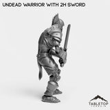 Tabletop Terrain Miniature Undead Basic Warrior