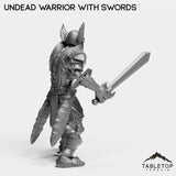 Tabletop Terrain Miniature Undead Basic Warrior