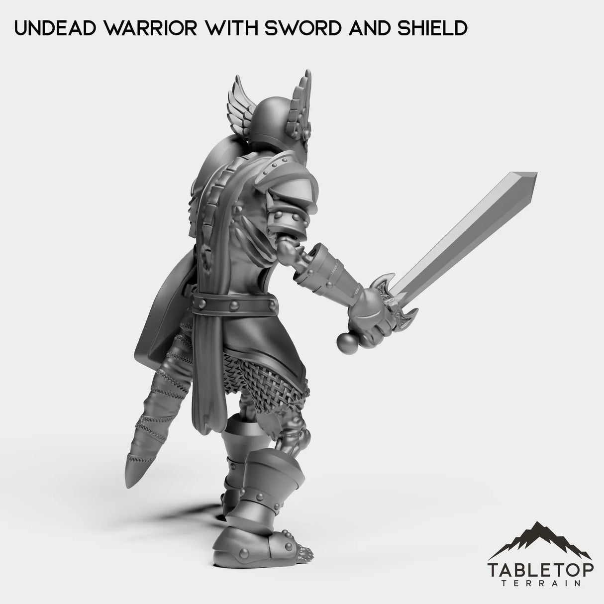 Tabletop Terrain Miniature Undead Basic Warrior