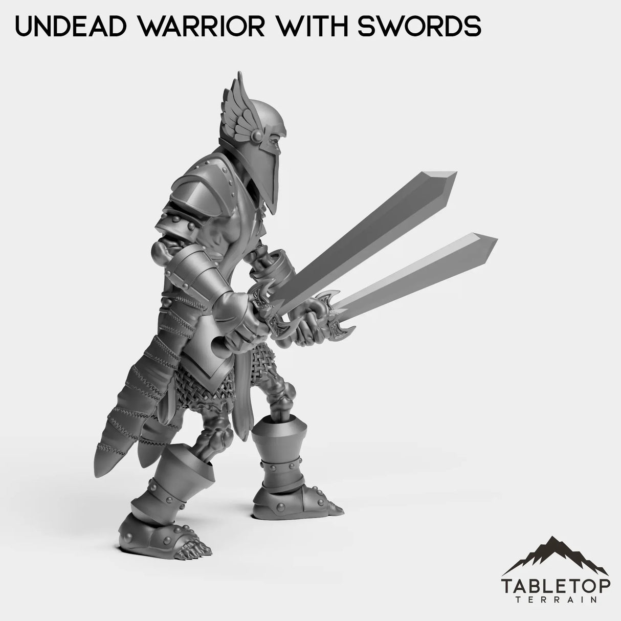 Tabletop Terrain Miniature Undead Basic Warrior