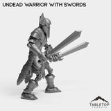 Tabletop Terrain Miniature Undead Basic Warrior