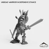 Tabletop Terrain Miniature Undead Basic Warrior