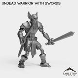 Tabletop Terrain Miniature Undead Basic Warrior