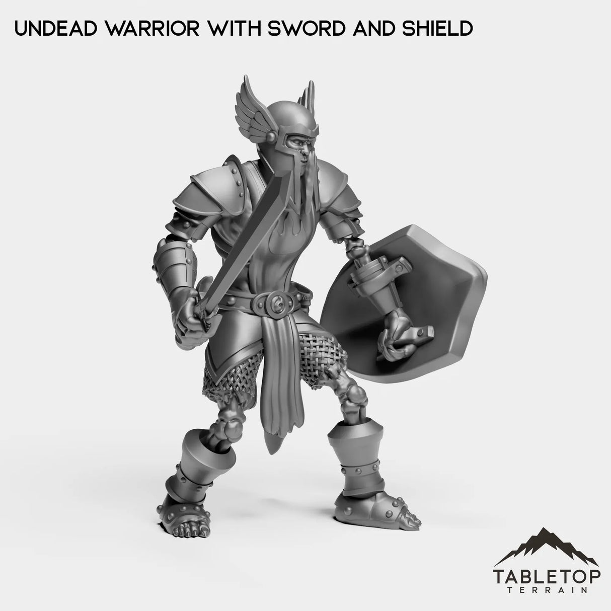 Tabletop Terrain Miniature Undead Basic Warrior