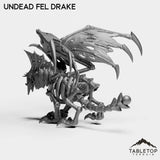 Tabletop Terrain Miniature Undead Fel Drake