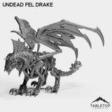 Tabletop Terrain Miniature Undead Fel Drake