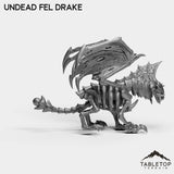Tabletop Terrain Miniature Undead Fel Drake