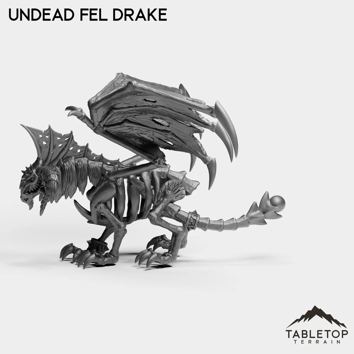 Tabletop Terrain Miniature Undead Fel Drake