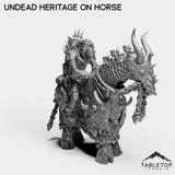 Tabletop Terrain Miniature Undead Heritage on Horse