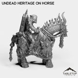 Tabletop Terrain Miniature Undead Heritage on Horse