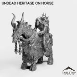 Tabletop Terrain Miniature Undead Heritage on Horse