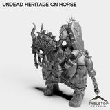 Tabletop Terrain Miniature Undead Heritage on Horse
