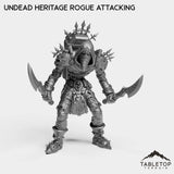 Tabletop Terrain Miniature Undead Heritage Rogue Attacking Undead Heritage Rogue