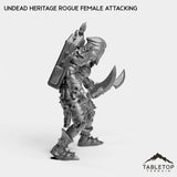 Tabletop Terrain Miniature Undead Heritage Rogue Female