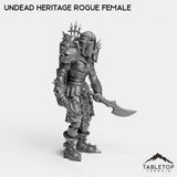 Tabletop Terrain Miniature Undead Heritage Rogue Female