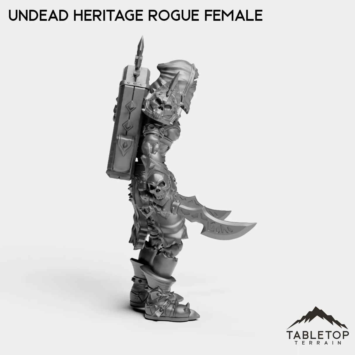 Tabletop Terrain Miniature Undead Heritage Rogue Female