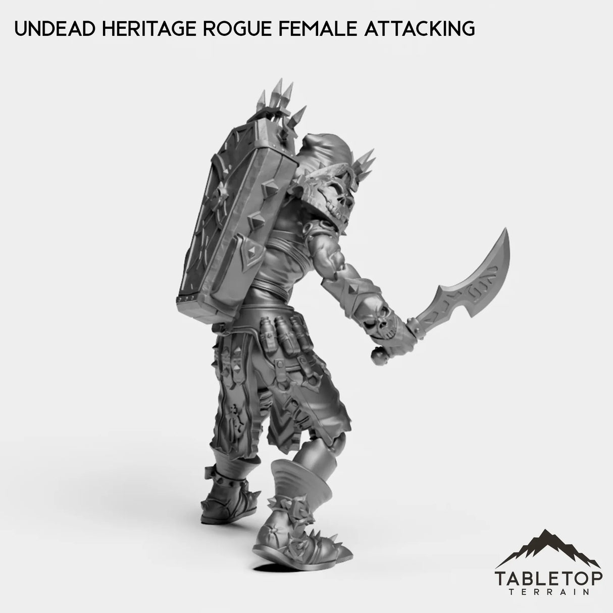 Tabletop Terrain Miniature Undead Heritage Rogue Female