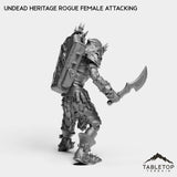 Tabletop Terrain Miniature Undead Heritage Rogue Female