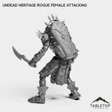 Tabletop Terrain Miniature Undead Heritage Rogue Female