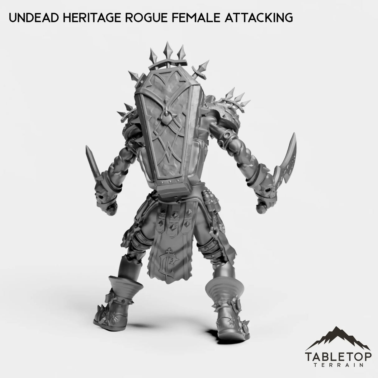 Tabletop Terrain Miniature Undead Heritage Rogue Female