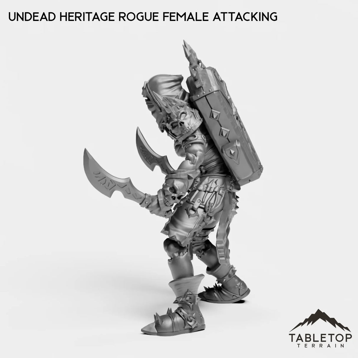 Tabletop Terrain Miniature Undead Heritage Rogue Female