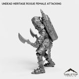 Tabletop Terrain Miniature Undead Heritage Rogue Female