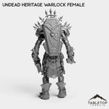 Tabletop Terrain Miniature Undead Heritage Warlock Female
