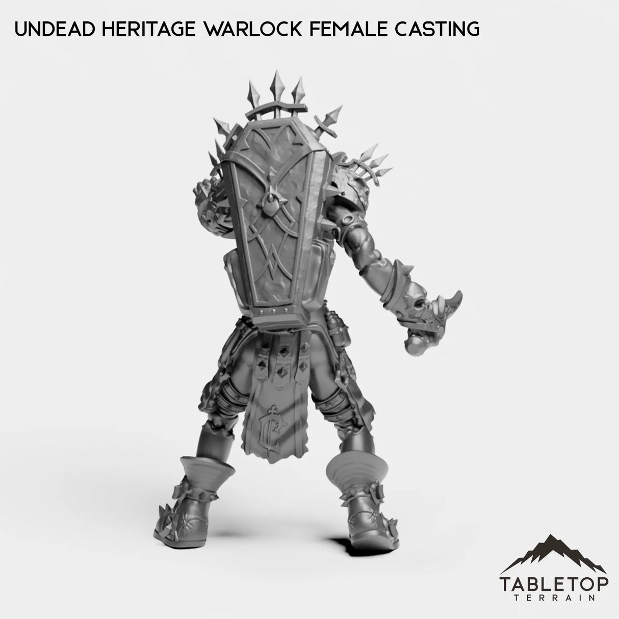 Tabletop Terrain Miniature Undead Heritage Warlock Female