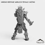 Tabletop Terrain Miniature Undead Heritage Warlock Female