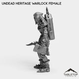 Tabletop Terrain Miniature Undead Heritage Warlock Female