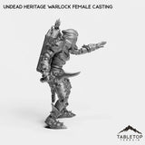 Tabletop Terrain Miniature Undead Heritage Warlock Female