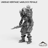 Tabletop Terrain Miniature Undead Heritage Warlock Female
