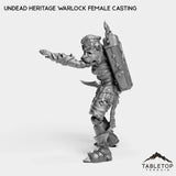 Tabletop Terrain Miniature Undead Heritage Warlock Female