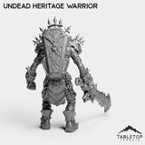 Tabletop Terrain Miniature Undead Heritage Warrior